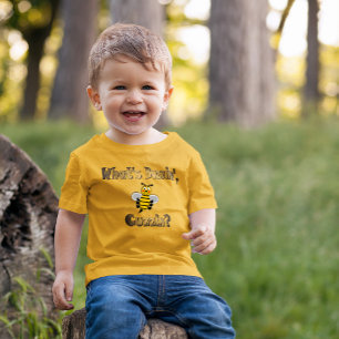 T-shirt Pour Les Tous Petits C'est quoi Buzzin, Cuzzin ?