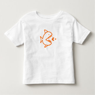 T-shirt Pour Les Tous Petits chaîne alimentaire de poisson