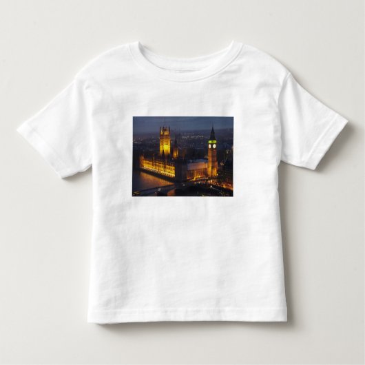 T-shirt Pour Les Tous Petits Chambres du Parlement, Big Ben, Westminster (Devant)
