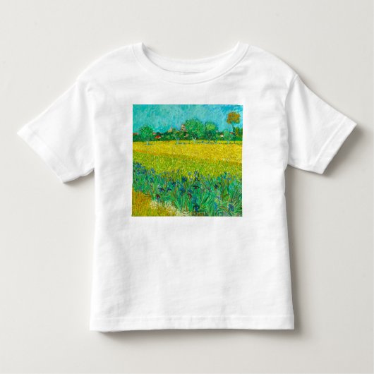 T-shirt Pour Les Tous Petits Champ Van Gogh avec Irises près d'Arles (Devant)