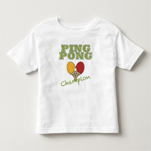 T-shirt Pour Les Tous Petits Champion de ping-pong (Devant)
