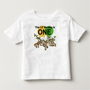 T-shirt Pour Les Tous Petits Chandails et cadeaux 1er anniversaire des singes