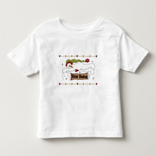 T-shirt Pour Les Tous Petits Chandails et cadeaux d'hiver (Devant)