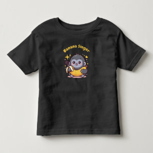 T-shirt Pour Les Tous Petits Chanteur Banane