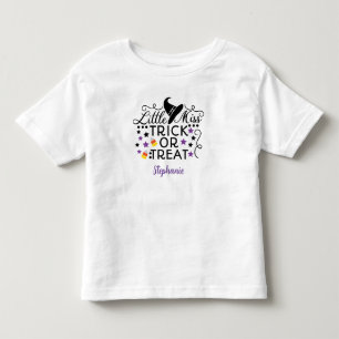 T-shirt Pour Les Tous Petits Chapeau de sorcière personnalisé Little Miss Trick