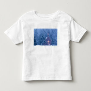 T-shirt Pour Les Tous Petits Chapelle historique de la vallée de Yosemite pend