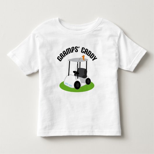 T-shirt Pour Les Tous Petits Chariot de papy (golf) (Devant)