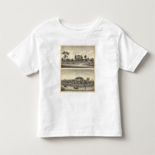 T-shirt Pour Les Tous Petits Chariot et Kilpatrick, Nébraska (Devant)