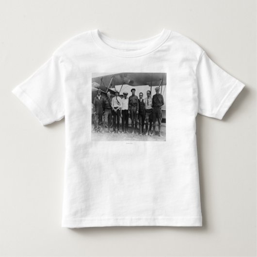 T-shirt Pour Les Tous Petits Charles Lindbergh avec 7 hommes, incluant (Devant)