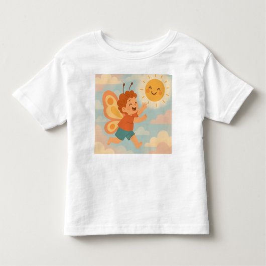 T-shirt Pour Les Tous Petits Chaser soleil - Dreamy Summer Tee pour enfants (Devant)