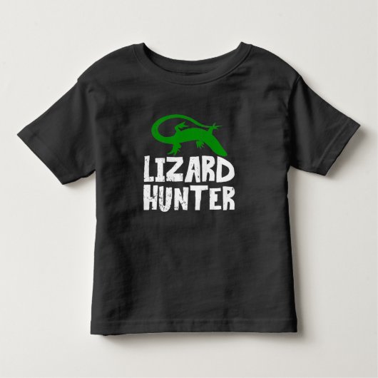 T-shirt Pour Les Tous Petits Chasseur de Lézard amusant Reptile aimant l'enfant (Devant)