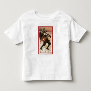 T-shirt Pour Les Tous Petits Chasseur très heureux de la Turquie