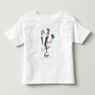 T-shirt Pour Les Tous Petits Chat dans l'équilibre du chapeau
