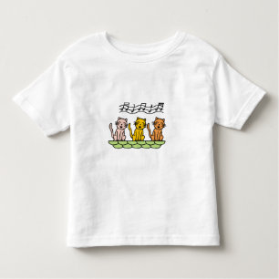 T-shirt Pour Les Tous Petits Chat de chant