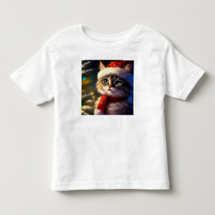 T-shirt Pour Les Tous Petits Chat de Noël 5