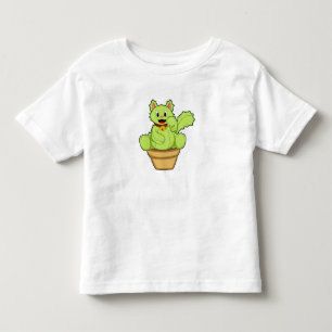 T-shirt Pour Les Tous Petits Chat en cactus