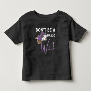 T-shirt Pour Les Tous Petits Chat Halloween sorcières ne sont pas une sorcière