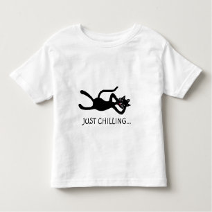 T-shirt Pour Les Tous Petits Chat juste au frais