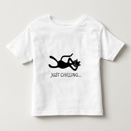 T-shirt Pour Les Tous Petits Chat juste au frais (Devant)