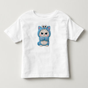 T-shirt Pour Les Tous Petits Chat Kawaii Patchwork