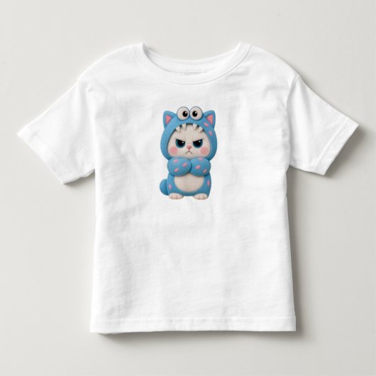 T-shirt Pour Les Tous Petits Chat Kawaii Patchwork (Devant)