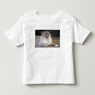 T-shirt Pour Les Tous Petits chat Neva Masquerade bâillant