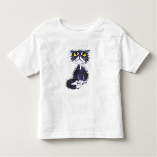 T-shirt Pour Les Tous Petits Chat noir et blanc