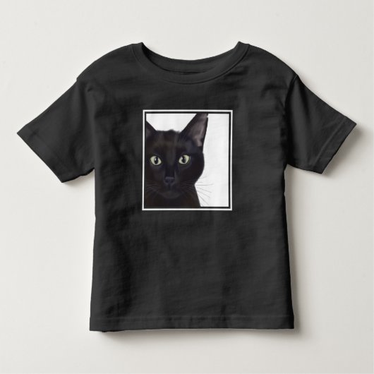 T-shirt Pour Les Tous Petits Chat, Portrait de Gus (Devant)