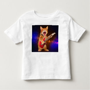 T-shirt Pour Les Tous Petits Chat rock