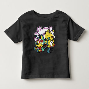 T-shirt Pour Les Tous Petits Chats déplaisants Halloween Art : Paw-sitly Fright