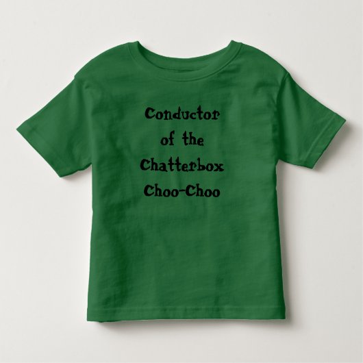 T-shirt Pour Les Tous Petits Chef de la Chatterbox Choo Choo (Devant)