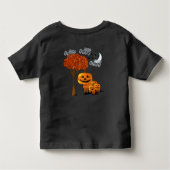 T-shirt Pour Les Tous Petits Chefs de Citrouille d'Halloween (Dos)