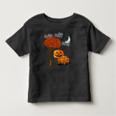 T-shirt Pour Les Tous Petits Chefs de Citrouille d'Halloween (Devant)