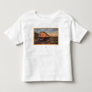 T-shirt Pour Les Tous Petits Chemin de fer Pacifique "ville des syndicats de