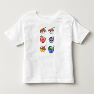 T-shirt Pour Les Tous Petits Chemise à nouilles, Chandail à riz Ramen, Chemise