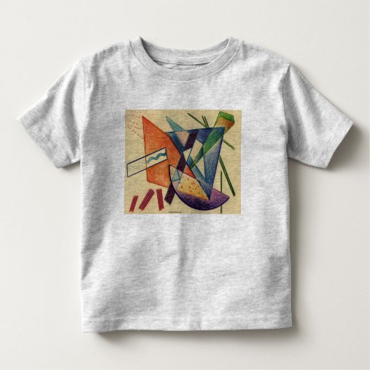 T-shirt Pour Les Tous Petits Chemise Abstraite pour bébé (Devant)