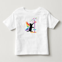 Chemise arc-en-ciel fière avec chat et papillon po