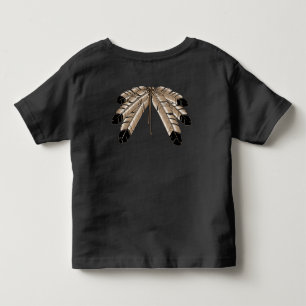 T-shirt Pour Les Tous Petits Chemise bébé autochtone Premières nations en plume