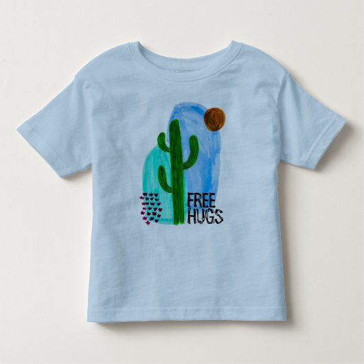 T-shirt Pour Les Tous Petits Chemise bébé Boho cactus (Devant)