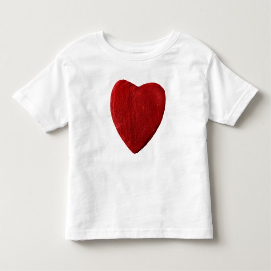 T-shirt Pour Les Tous Petits Chemise blanche pour enfants avec coeur de schiste (Devant)