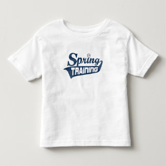 T-shirt Pour Les Tous Petits Chemise bleue d'entraînement de printemps