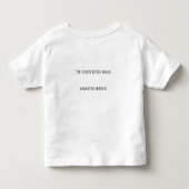 T-shirt Pour Les Tous Petits Chemise Cutest Little Toddler (Dos)