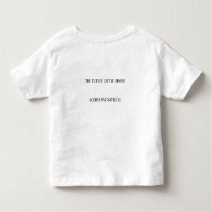 T-shirt Pour Les Tous Petits Chemise Cutest Little Toddler