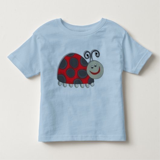 T-shirt Pour Les Tous Petits chemise dame bug toddler (Devant)