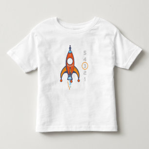 T-shirt Pour Les Tous Petits Chemise d'anniversaire - Chemise de fusée