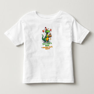 T-shirt Pour Les Tous Petits Chemise d'anniversaire de Dinosaur mignonne pour 4