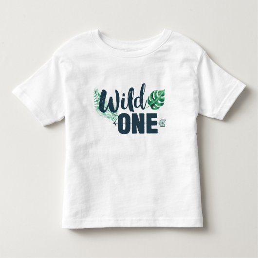 T-shirt Pour Les Tous Petits Chemise d'anniversaire Wild One Boy (Devant)