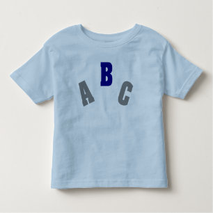 T-shirt Pour Les Tous Petits Chemise de bleu d'ABC