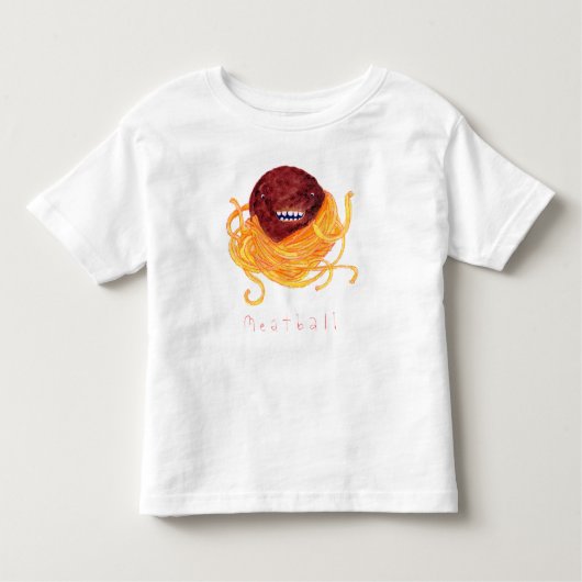 T-shirt Pour Les Tous Petits Chemise de boulette de viande (Devant)