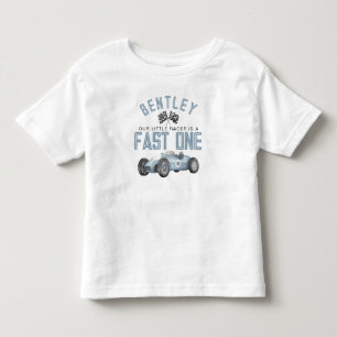 T-shirt Pour Les Tous Petits Chemise de garçon d'anniversaire voiture de course